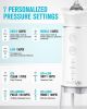 Water Dental Flosser Cordless with Magnetic Charging for Teeth Cleaning, Nursal 7 Clean Settings Portable Rechargeable Oral Irrigator, IPX8 Waterproof