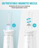 Water Dental Flosser Cordless with Magnetic Charging for Teeth Cleaning, Nursal 7 Clean Settings Portable Rechargeable Oral Irrigator, IPX8 Waterproof