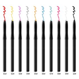 Color Eyeliner Waterproof Oil-Proof and Durable Eyeliner (Color: 1)